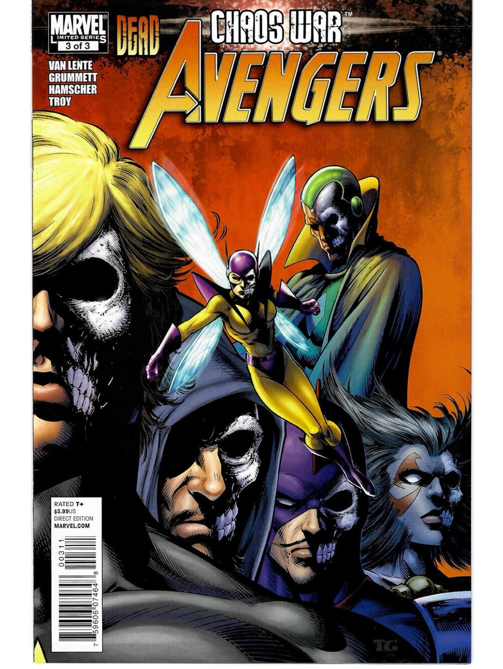 Chaos War: Dead Avengers #3 2011 Tom Grummett Cover